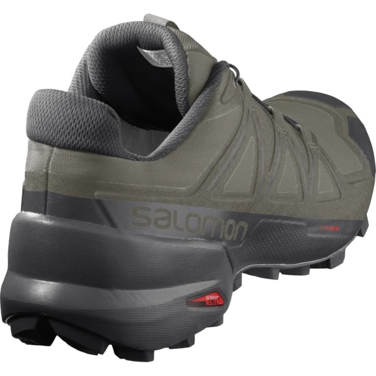 Sapatilhas Trail Running Salomon Speedcross 5 Masculino Verde Oliva | PT A76319